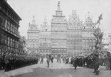 German Landsturm troops, Antwerp, between c1914 and c1915. Creator: Bain News Service.