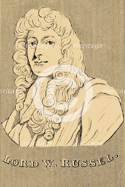 'Lord W. Russel', (1639-1683), 1830. Creator: Unknown.