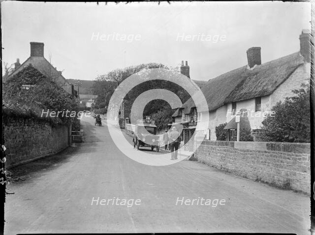 Main Street, Chideock, West Dorset, Dorset, 1925. Creator: Katherine Jean Macfee.