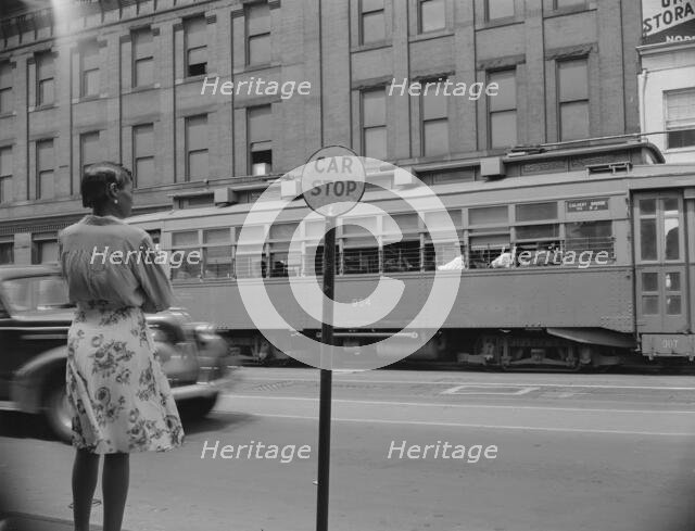 Street corner, 7th Street and Florida Avenue, N.W., Washington, D.C., 1942. Creator: Gordon Parks.