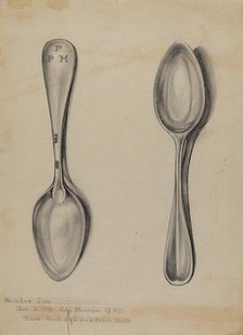 Silver Spoon, 1935/1942. Creator: Nicholas Zupa.