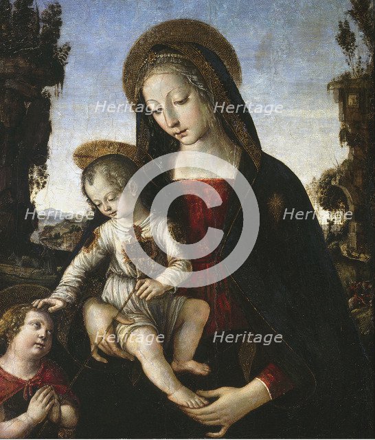 Virgin and child with John the Baptist as a Boy.
