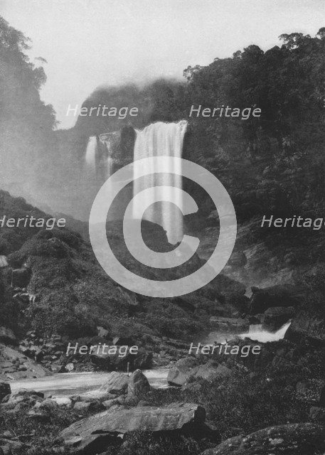 'Laxapana Falls', c1890, (1910). Artist: Alfred William Amandus Plate.