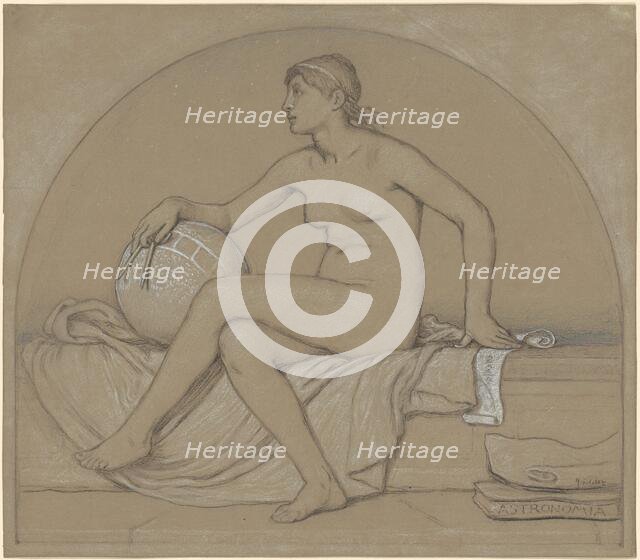 Study for "Astronomy", 1892. Creator: Elihu Vedder.