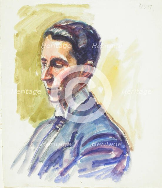 Sketch for a Portrait, c1910s. Creator: Verner Thome.