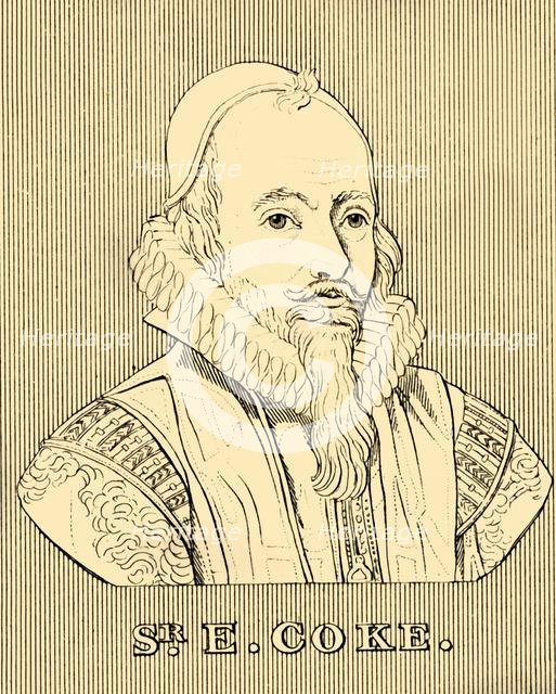 'Sr. E. Coke', (1552-1634),1830. Creator: Unknown.