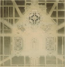 Civic Center, Plan of Chicago, Chicago, Illinois, Site Plan, 1909. Creator: Daniel Burnham.