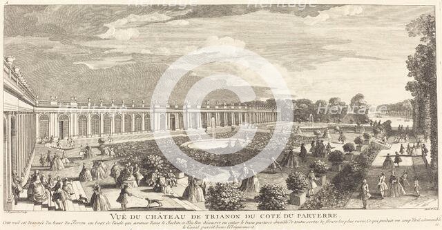 Vue du Chateau de Trianon du Cote du Parterre. Creator: Jacques Rigaud.