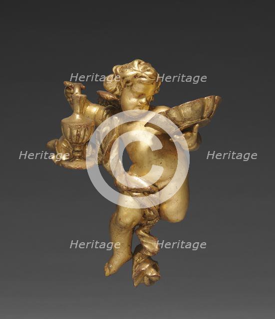 Altarpiece with Relics - Putto with Ewer, upper left, c. 1735-1740. Creator: Joseph Matthias Götz (German, 1696-1760); Workshop, and.