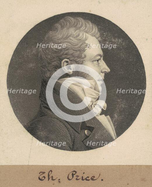 Thomas Price, 1809. Creator: Charles Balthazar Julien Févret de Saint-Mémin.
