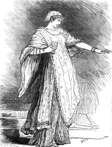Sketches at the Lyceum: "The Cup" - Miss Ellen Terry as Camma, 1881. Creator: R&E Taylor.