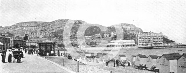 'The Queen of Welsh Watering-Places": the Promenade at Llandudno, 1909. Creator: Unknown.