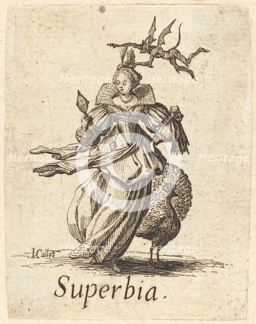 Pride (Vanity), probably after 1621. Creator: Jacques Callot.
