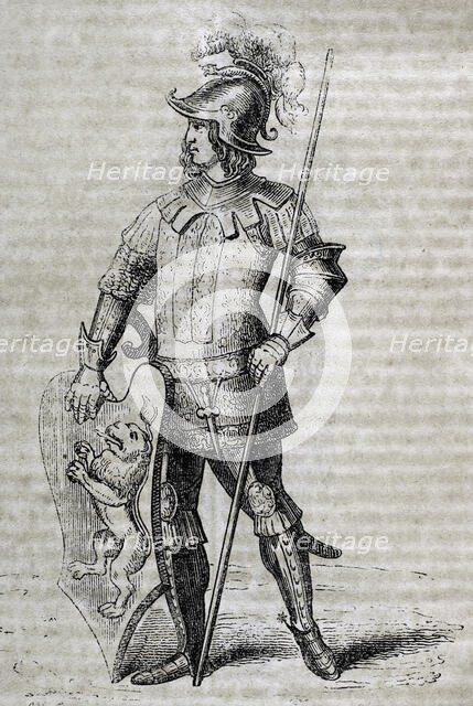 Visigothic Hispania - Goth prince, 1852.   Creator: Unknown.