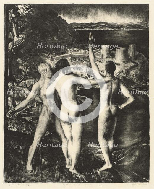 Lychnis and Her Sons, 1923. Creator: George Wesley Bellows.