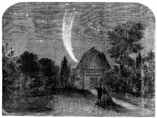 Donati's Comet, as seen from the Cambridge Observatory, on October 11, 1858. Creator: Smyth.