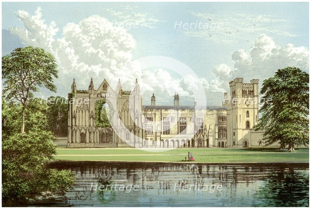 Newstead Abbey, Nottinghamshire, home of the Webb family, c1880. Artist: Unknown