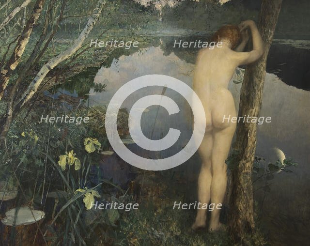 Nocturne, 1887. Creator: Eilif Peterssen.