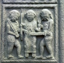 Image from the Cross of Muiredach, 10th century. Artist: Unknown