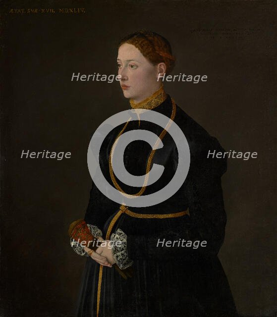 Portrait of Barbara Kressin, 1544. Creator: Unknown.