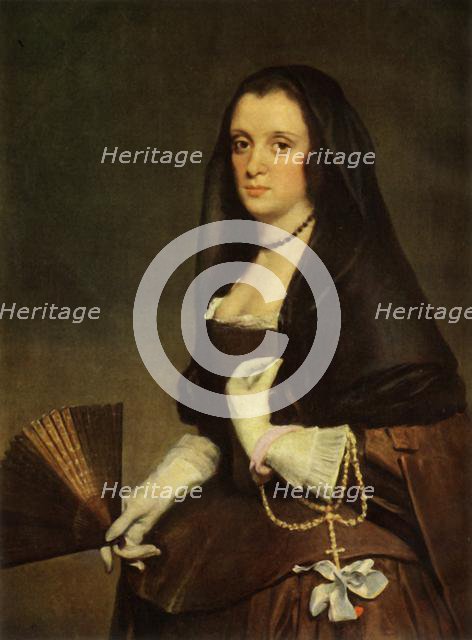 'The Lady with a Fan', c1640, (1946).  Creator: Diego Velasquez.