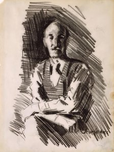 A Portrait, c. 1904. Creator: George Benjamin Luks.
