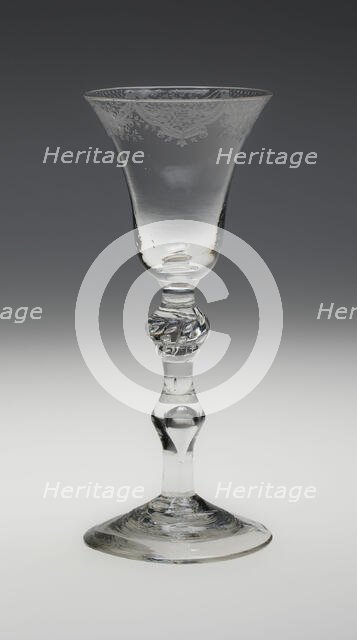 Wine Glass, England, c. 1745. Creator: Unknown.