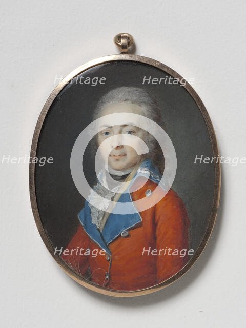 An Unknown Officer, late 18th-early 19th century. Creator: Cornelius Hoyer.