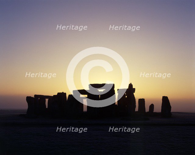 Stonehenge, Wiltshire. Artist: Unknown.