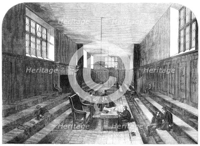 Fourth-form room at Harrow School, 1862. Creator: Unknown.