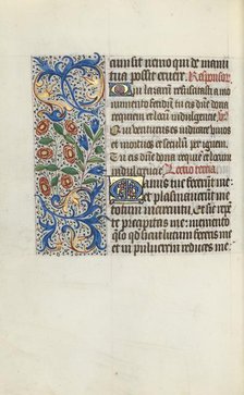 Book of Hours (Use of Rouen): fol. 116v, c. 1470. Creator: Master of the Geneva Latini (French, active Rouen, 1460-80).