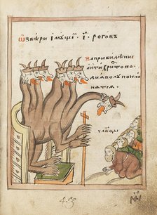 The Apocalypse (Old Believer Book), 1712-1713. Creator: Ancient Russian Art.