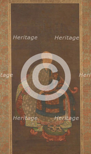 Portrait of Shun'oku Myoha, ca. 1383. Creator: Unknown.