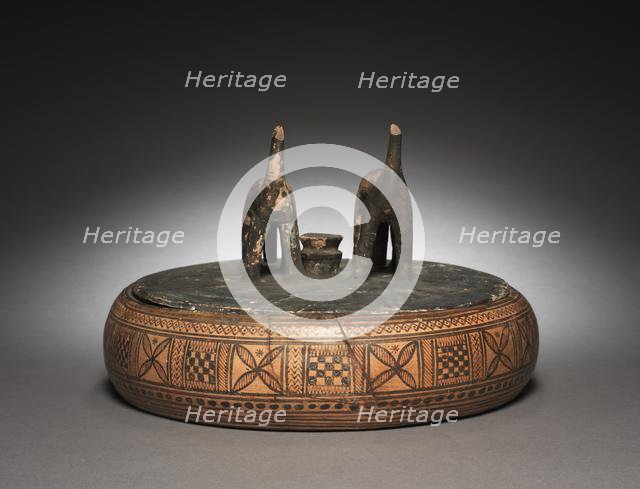 Geometric Pyxis, 700s BC. Creator: Unknown.