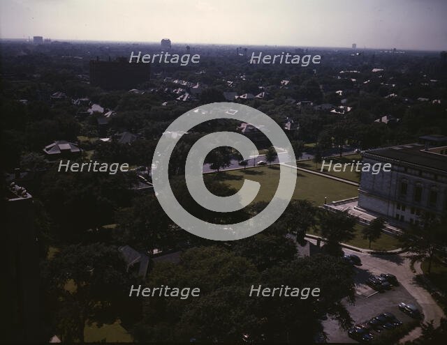 Looking west from the Maccabees Building, 1942. Creator: Arthur S Siegel.