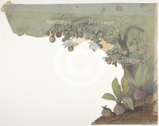 Design for a Stage Set at the Opéra, Paris, 1830-90. Creator: Eugene Ciceri.