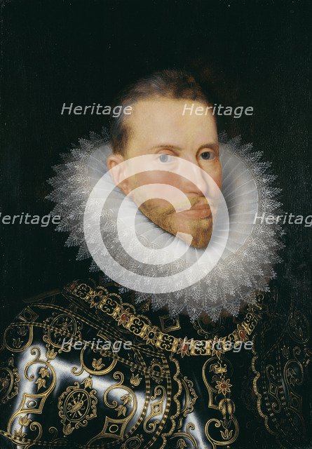 Portrait of Albert VII, Archduke of Austria (1559-1621), Early 17th cen.. Artist: Pourbus, Frans, the Younger (1569-1622)