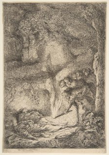 Finding the bodies of Saints Peter and Paul, 1645-51. Creator: Giovanni Benedetto Castiglione.