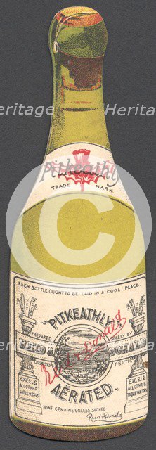 Pitkeathly Mineral water, 1890s. Artist: Unknown