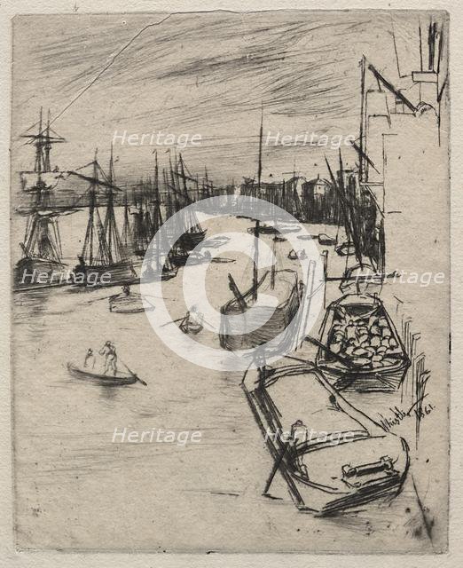 Little Wapping, 1861. Creator: James McNeill Whistler (American, 1834-1903).