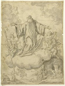 Apotheosis of Saint Elias, n.d. Creator: School of Carlo Maratti Italian, 1625-1714.