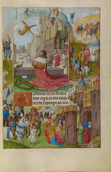 David in Prayer; Spinola Hours, about 1510-1520. Creator: Master of the Lubeck Bible.