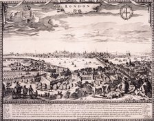 View of London from Southwark, 1710. Artist: Anon