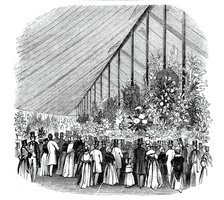 Principal Tent, Royal Botanic Society's Fete, 1844. Creator: Unknown.