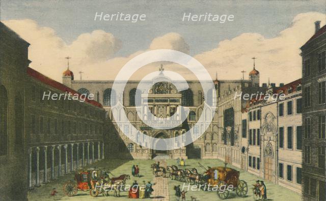 'A View of the Guildhall of the City of London', c1750s, (early 19th century), (1948). Creator: Unknown.