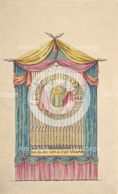 Design for a Fanciful Organ, late 18th-early 19th century. Creator: Joseph Ignaz Gurk.