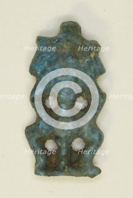 Amulet of the God Bes, Egypt, New Kingdom-Third Intermediate Period (about 1500-664 BCE). Creator: Unknown.