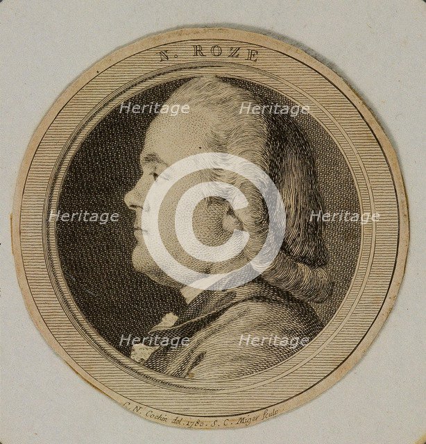Portrait of the composer Nicolas Roze (1736-1820).