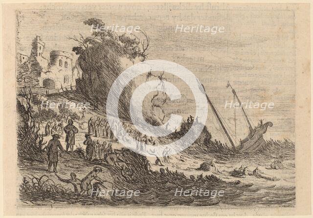 Saint Paul Shipwrecked on the Island of Malta, 1634. Creator: Willem Basse.