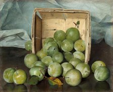 Green Plums, c. 1885. Creator: Joseph Decker.